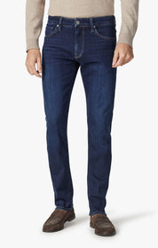 Courage Straight Leg Jeans In Dark Brushed Organic