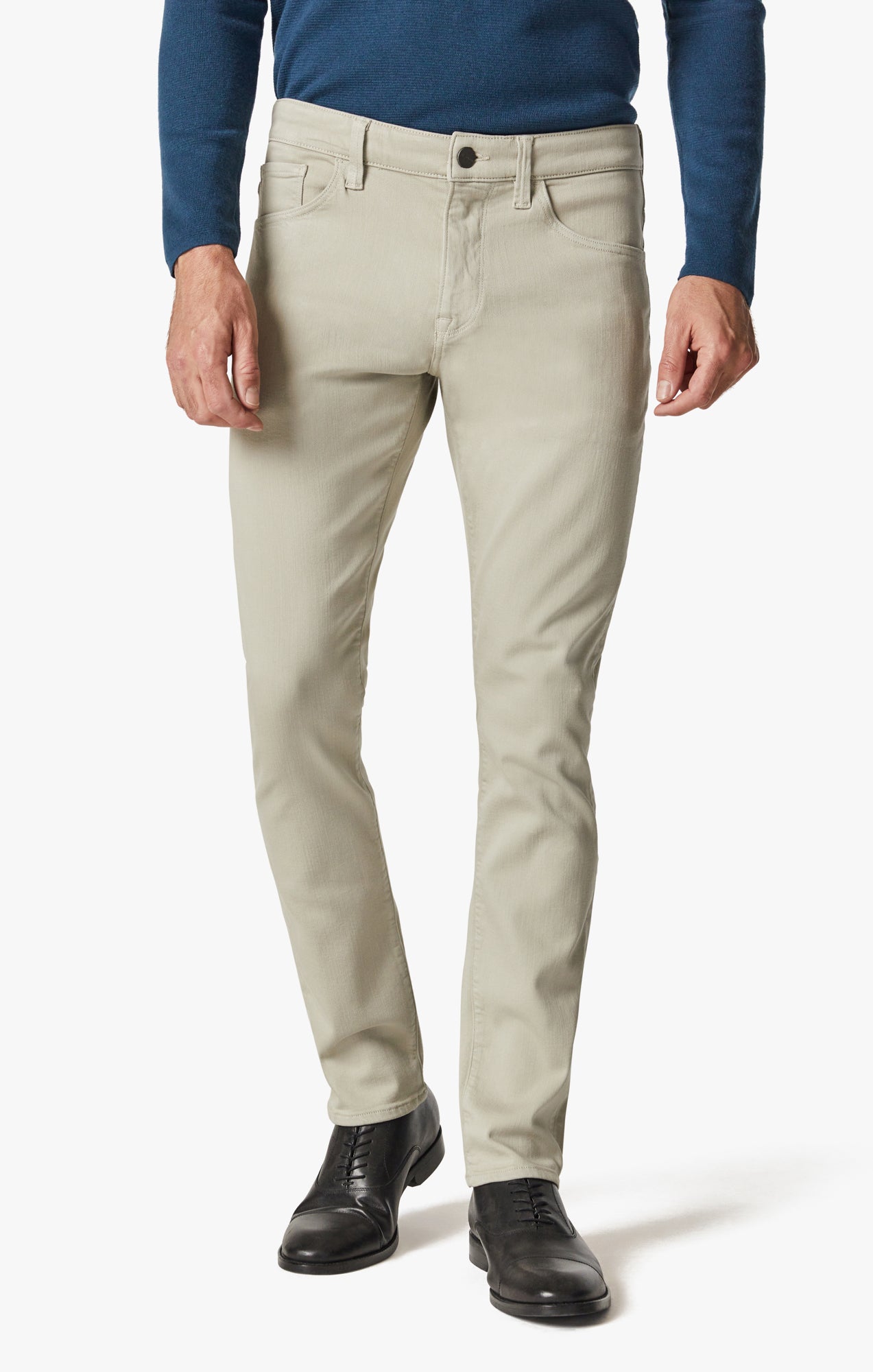 Cool Tapered Leg Pants In Stone Comfort Image 2