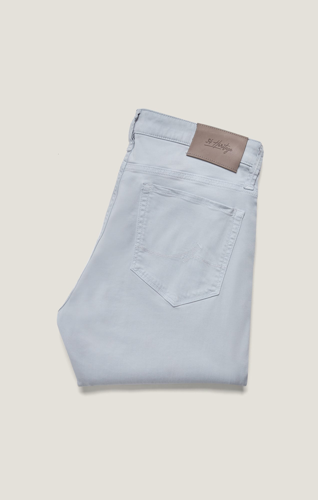 Cool Tapered Leg Pants in Stone Twill