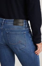 Cool Tapered Leg Jeans in Light Brushed Urban