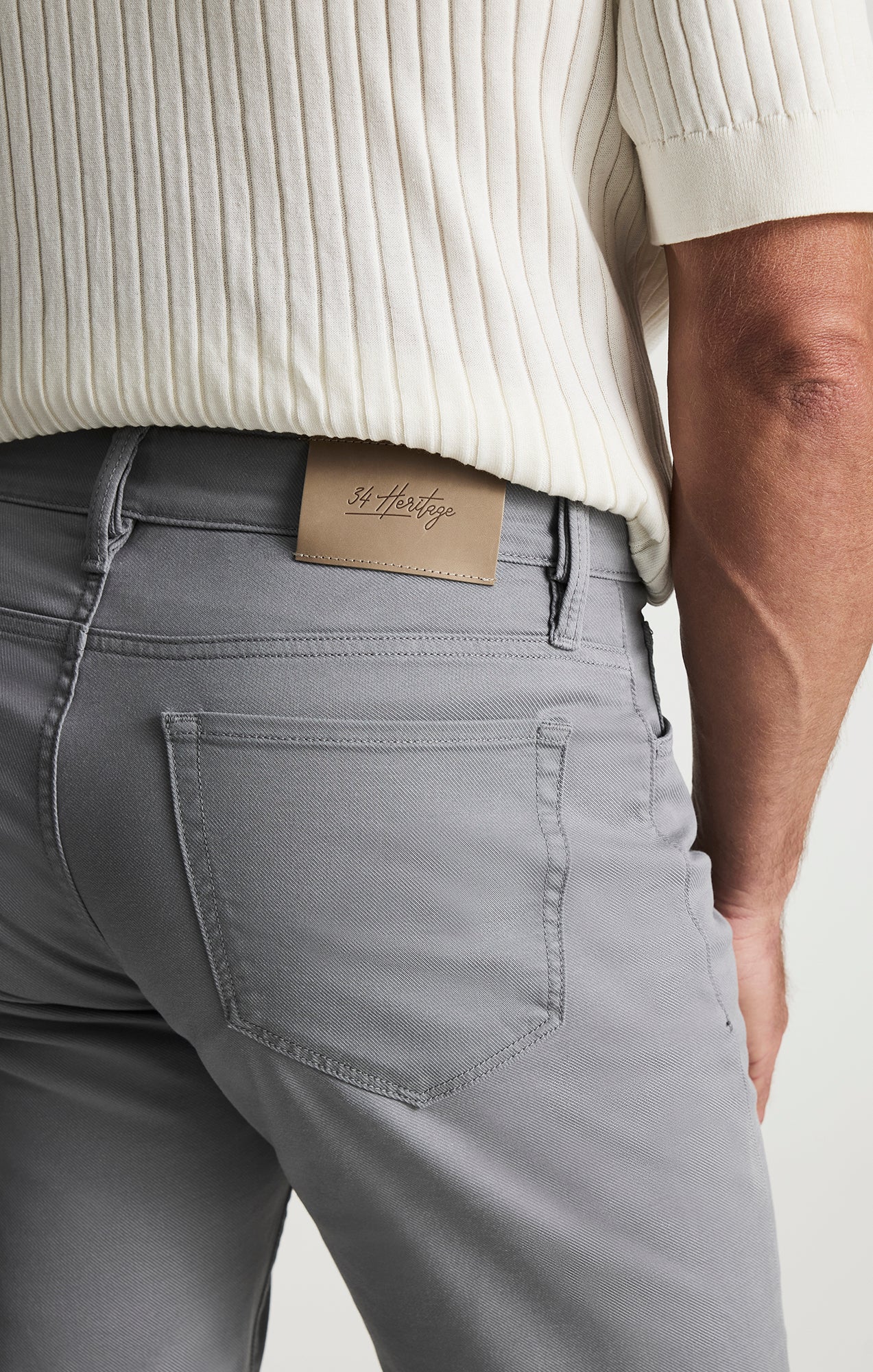 Courage Straight Leg Pants In Pewter Coolmax