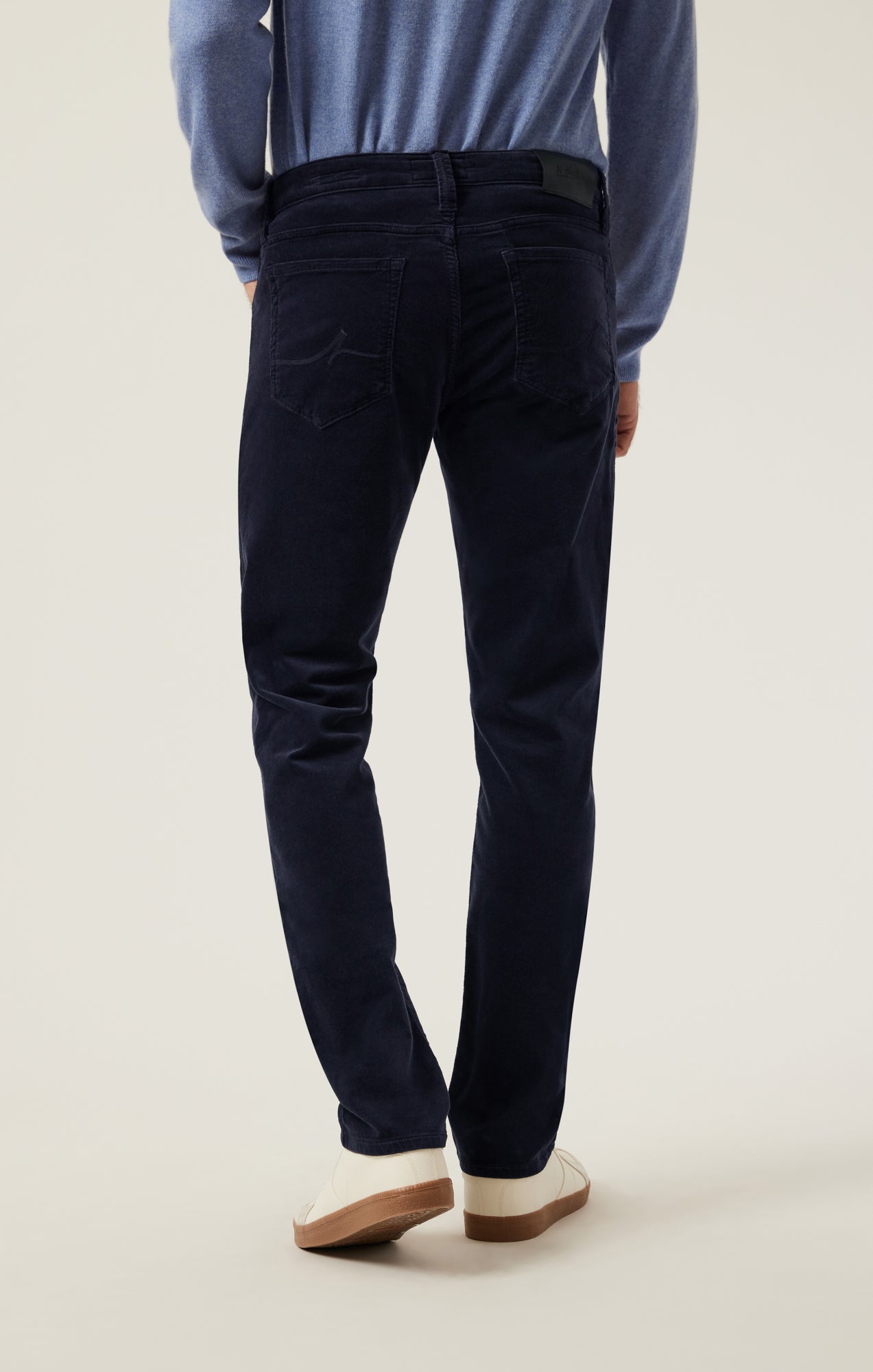 Charisma Relaxed Straight Pants in Navy Cord