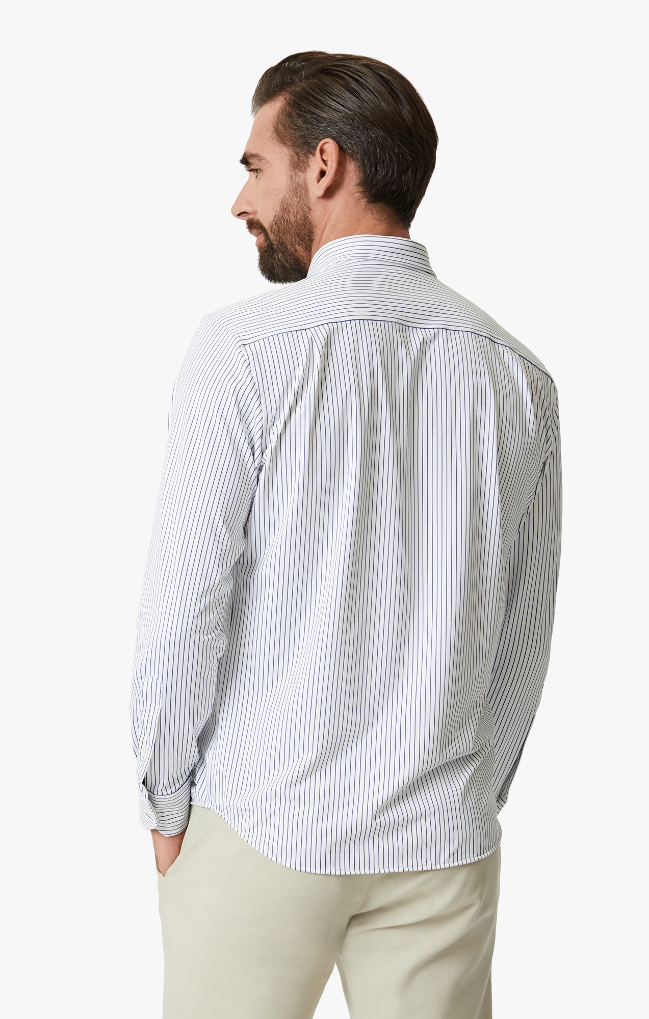 Stripe Shirt In White