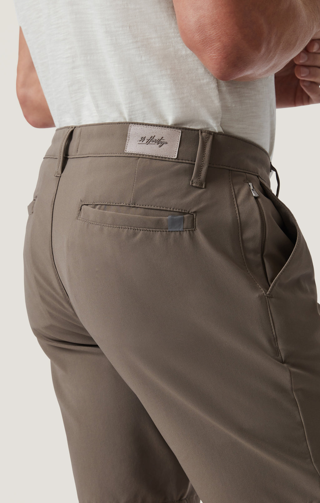 Arizona Shorts in Taupe Commuter Luxe