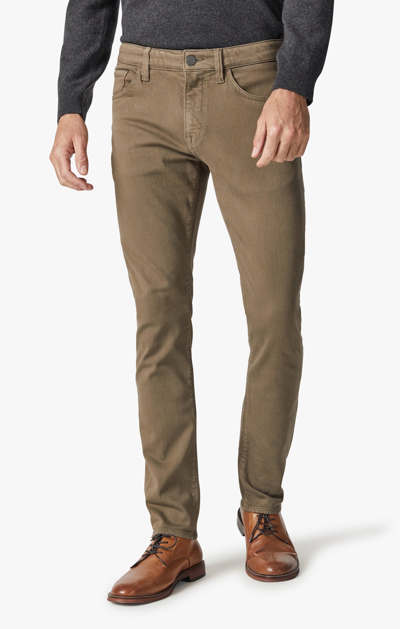 Cool Tapered Leg Pants in Walnut Comfort Image 2