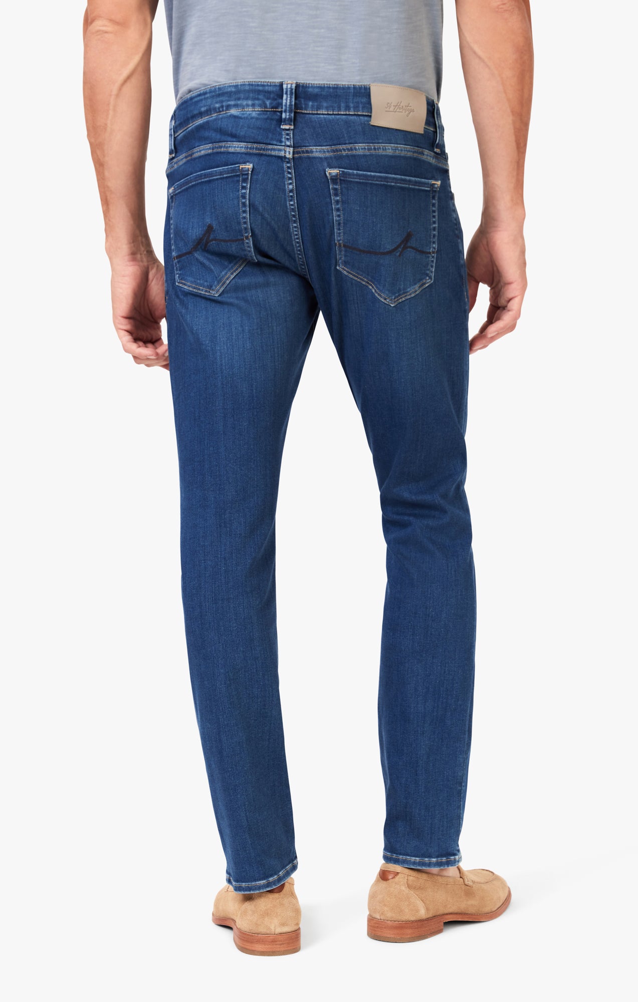 Courage Straight Leg Jeans In Ocean Refined