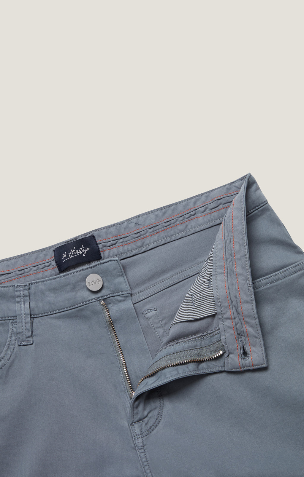 Cool Tapered Leg Pants in Alloy Twill