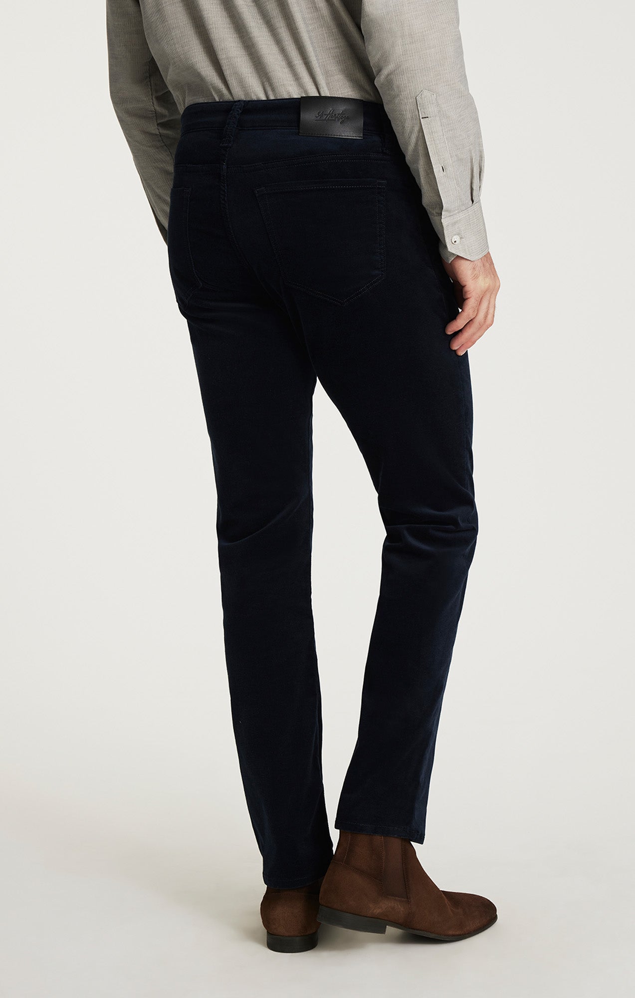 Courage Straight Leg Pants in Midnight Moleskin