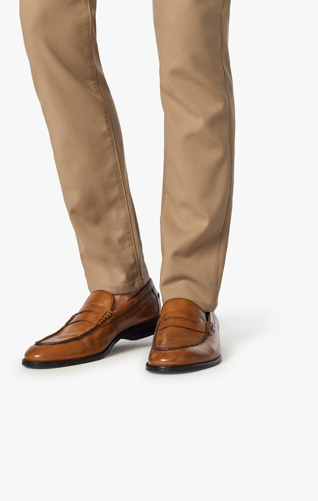 Verona Slim Leg Chino Pants In Khaki High - Flyer