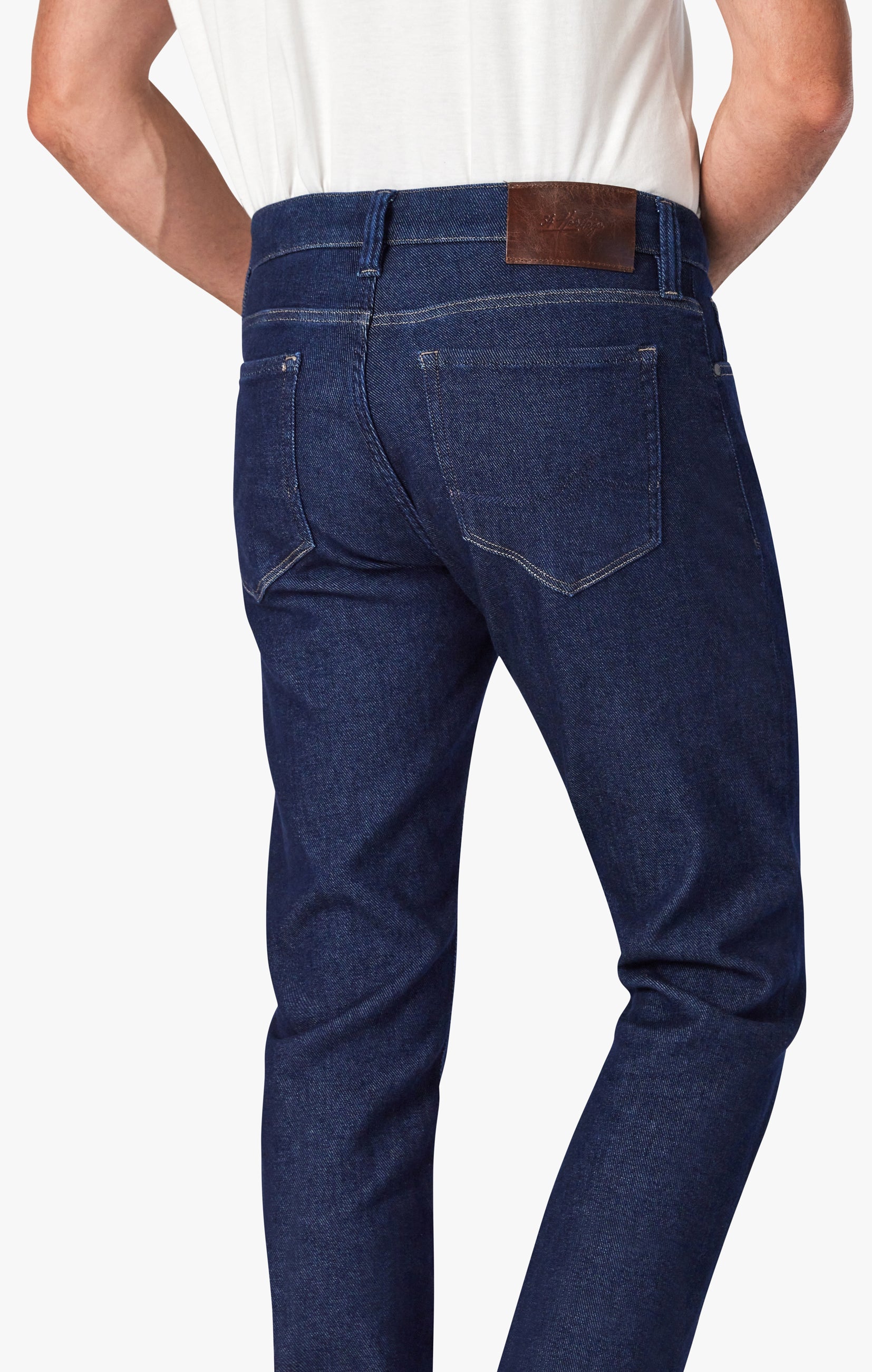 Cool Tapered Leg Jeans in Deep Structure Image 4