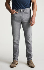 Courage Straight Leg Jeans In Light Smoke Brushed Urban