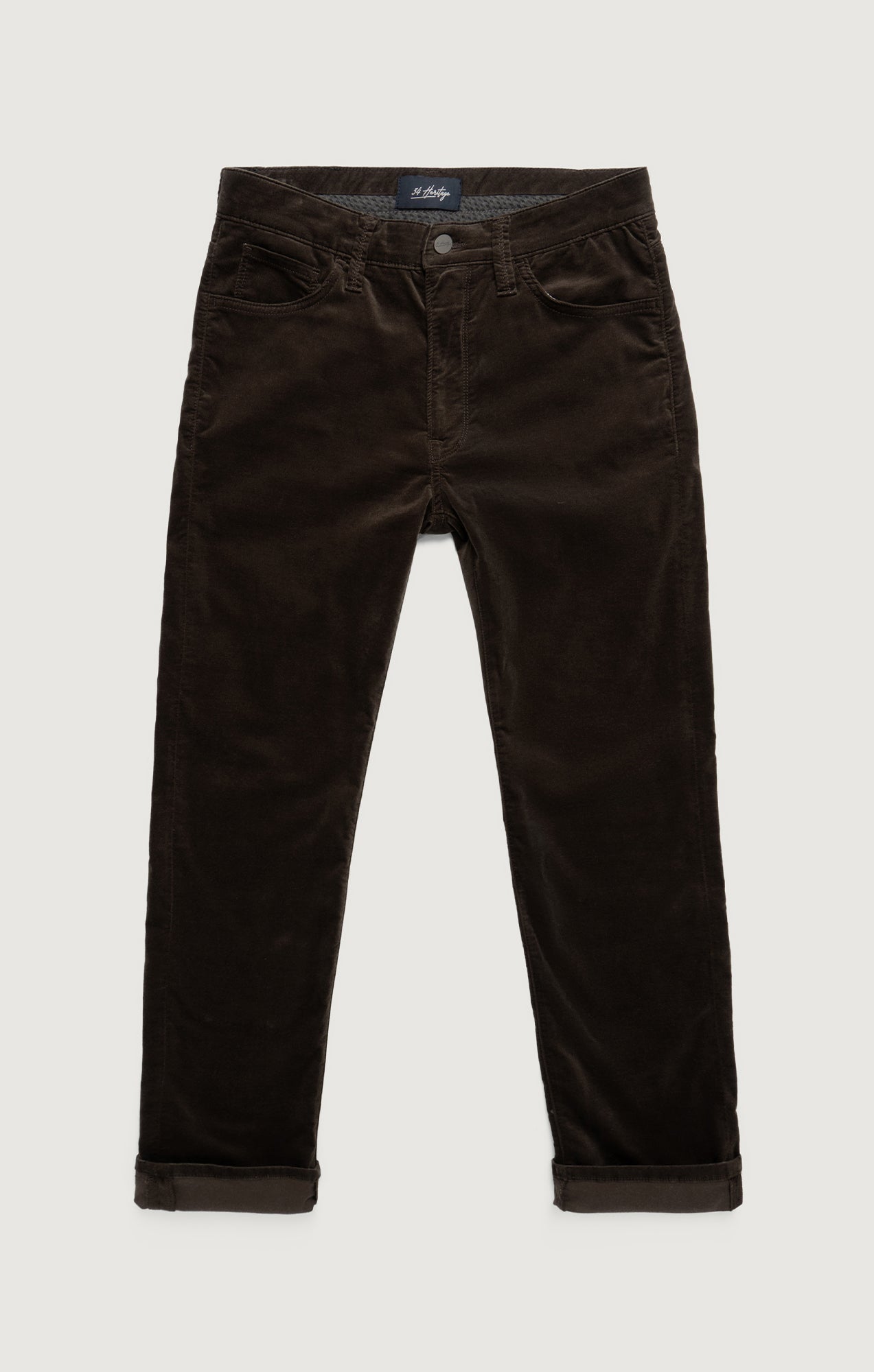Courage Straight Leg Pants in Brown Moleskin