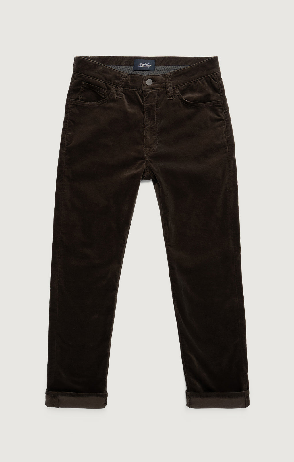 Courage Straight Leg Pants in Brown Moleskin