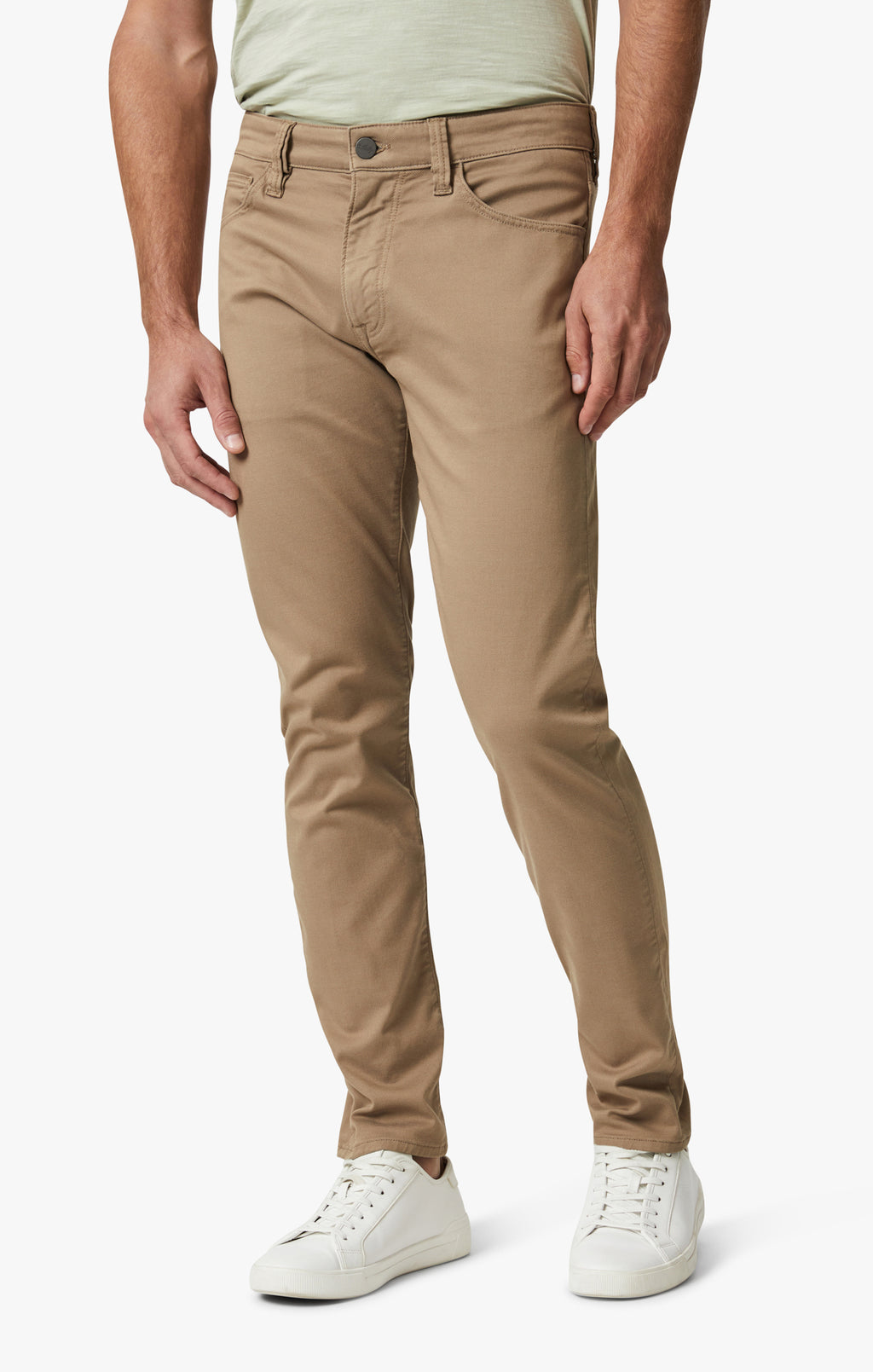 Cool Tapered Leg Pants In Khaki CoolMax