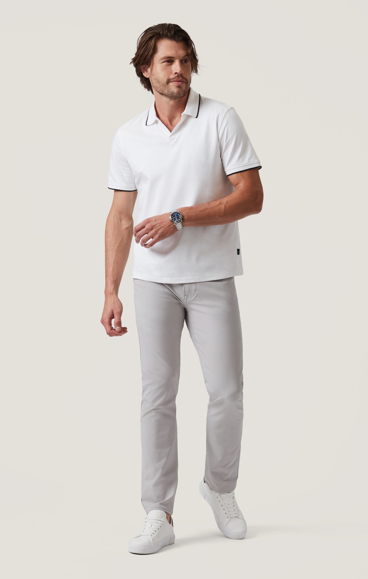 Riviera Polo Shirt in White