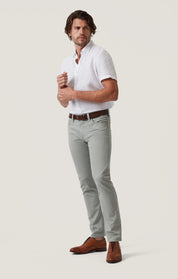 Cool Tapered Leg Pants in Sage Coolmax