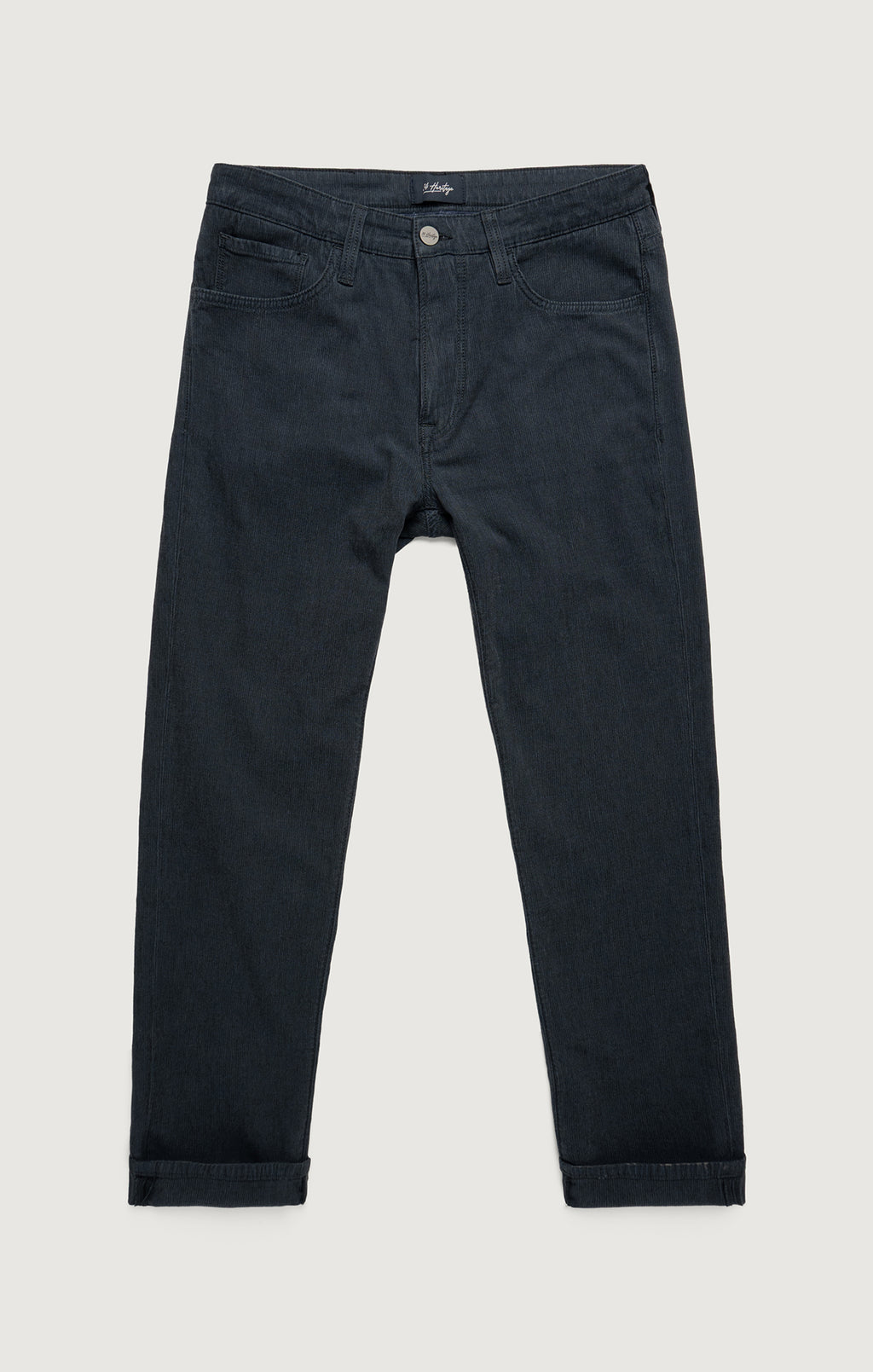 Courage Straight Leg Pants in Navy Herringbone