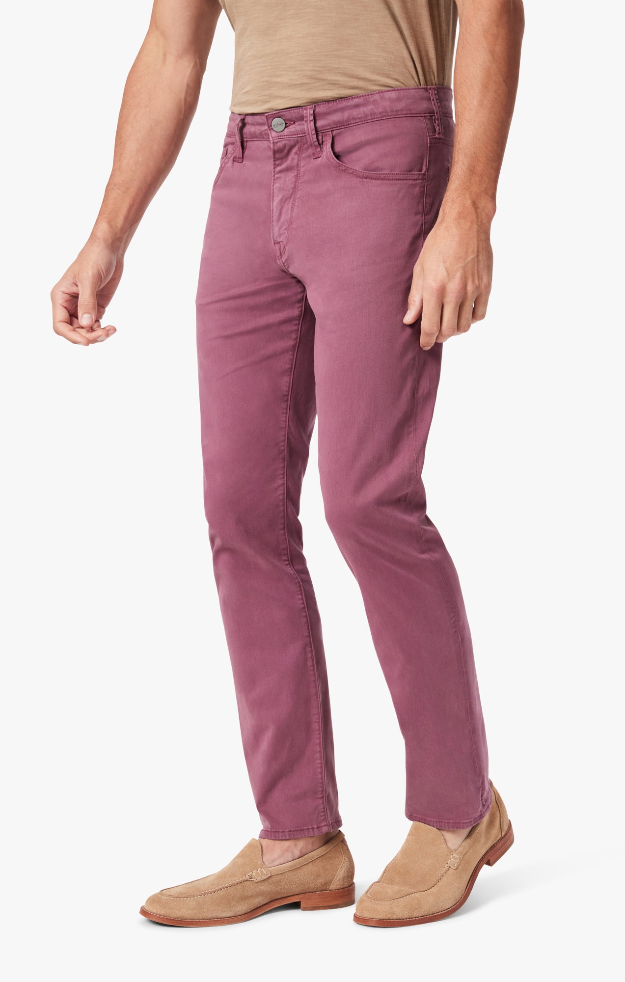 34 Heritage Men's Courage Straight Leg Pants In Rosewood Twill – 34 ...