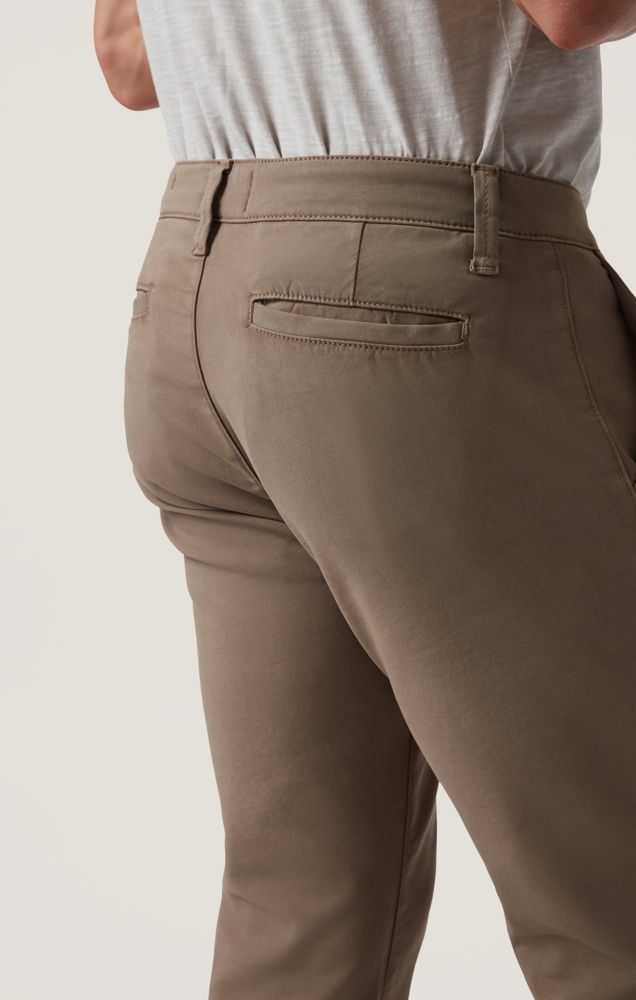 Verona Slim Leg Chinos in Toffee High Flyer