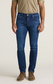 Cool Tapered Leg Jeans in Dark Brushed Vintage