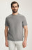 Slub Crew Neck T-shirt In Chiseled Stone