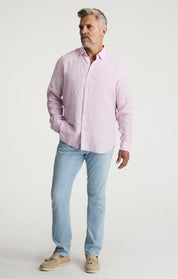 Linen Shirt In Lilac