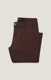 Verona Slim Leg Chino Pants in Burgundy High Flyer