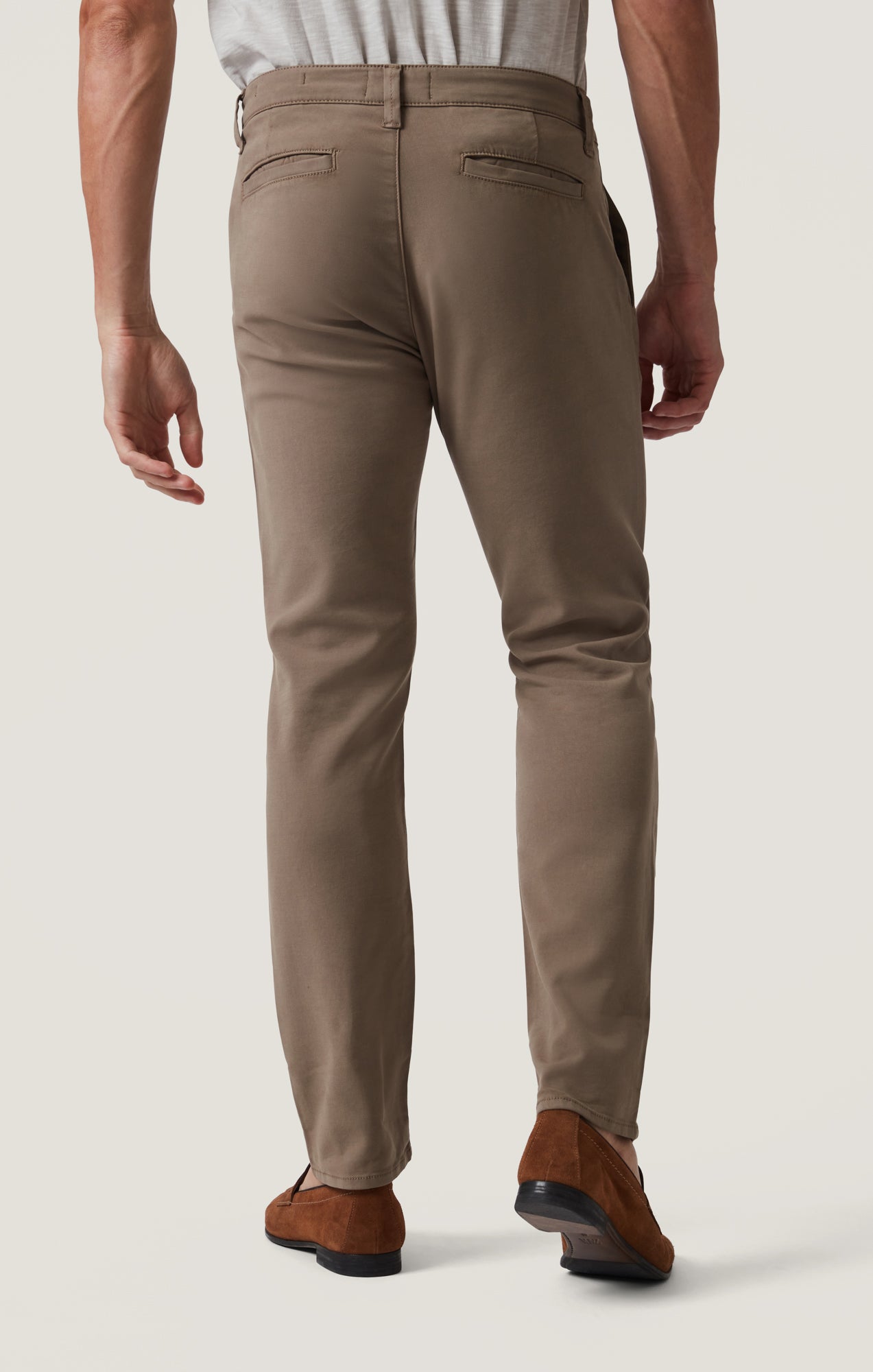 Verona Slim Leg Chinos in Toffee High Flyer