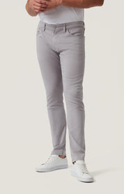 Cool Tapered Pants in Cement Twill