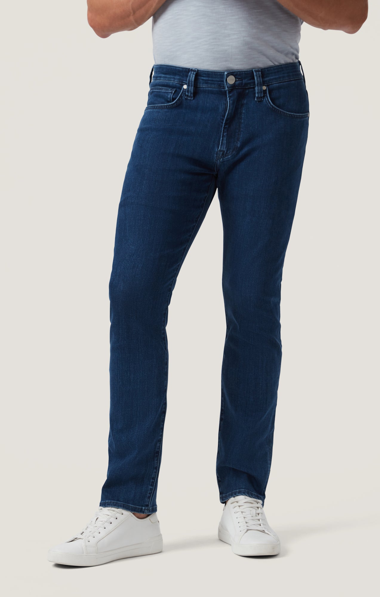 Courage Straight Leg Jeans in Night Blue Urban