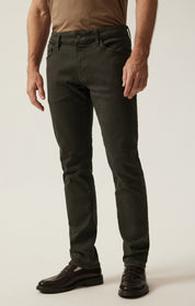 Cool Tapered Leg Pants in Rifle Green Diagonal