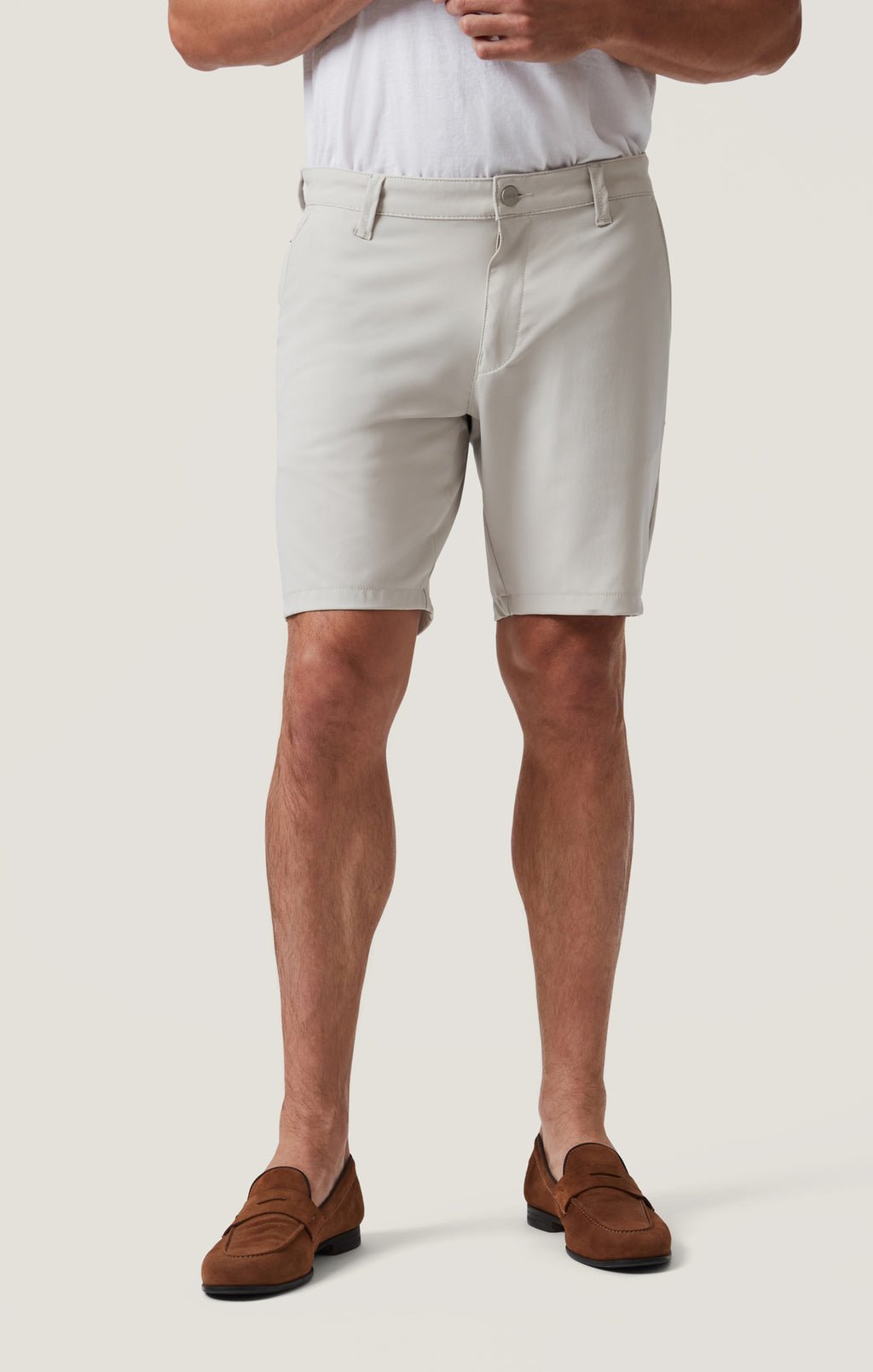 Arizona Shorts in Stone Commuter Luxe