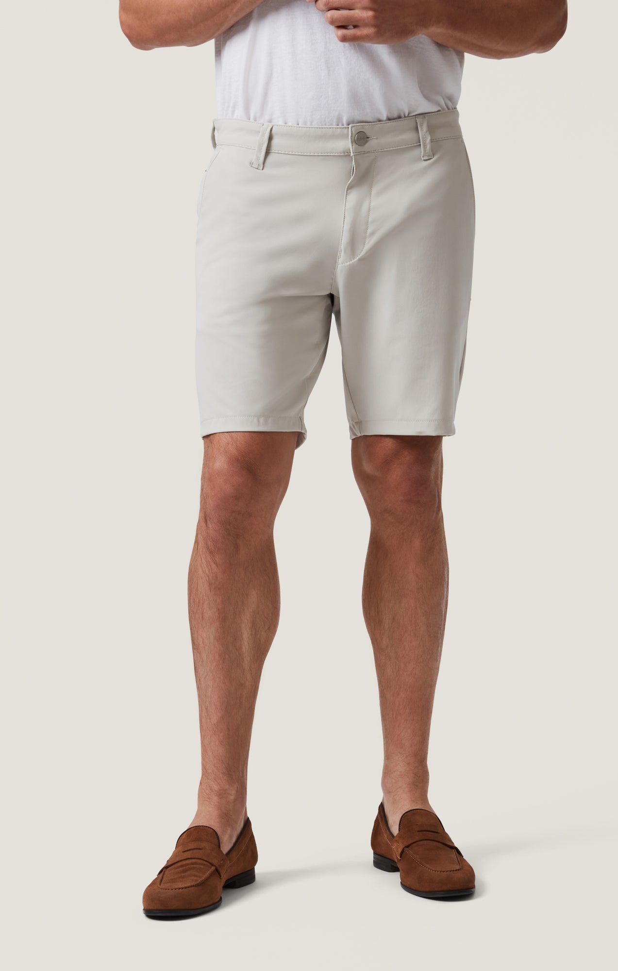 Arizona Shorts in Stone Commuter Luxe