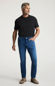 Cool Tapered Leg Jeans In Dark Brushed Organic Ultra