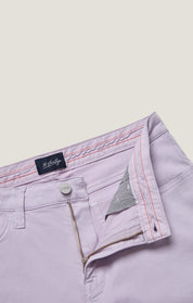 Cool Tapered Leg Pants in Lilac Twill