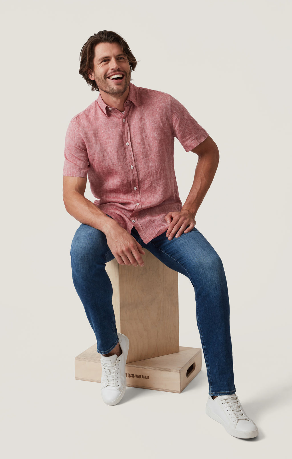 Cool Tapered Jeans in Dark Brushed Organic Ultra
