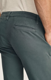 Verona Straight Leg Chino Pants In Slate High Flyer