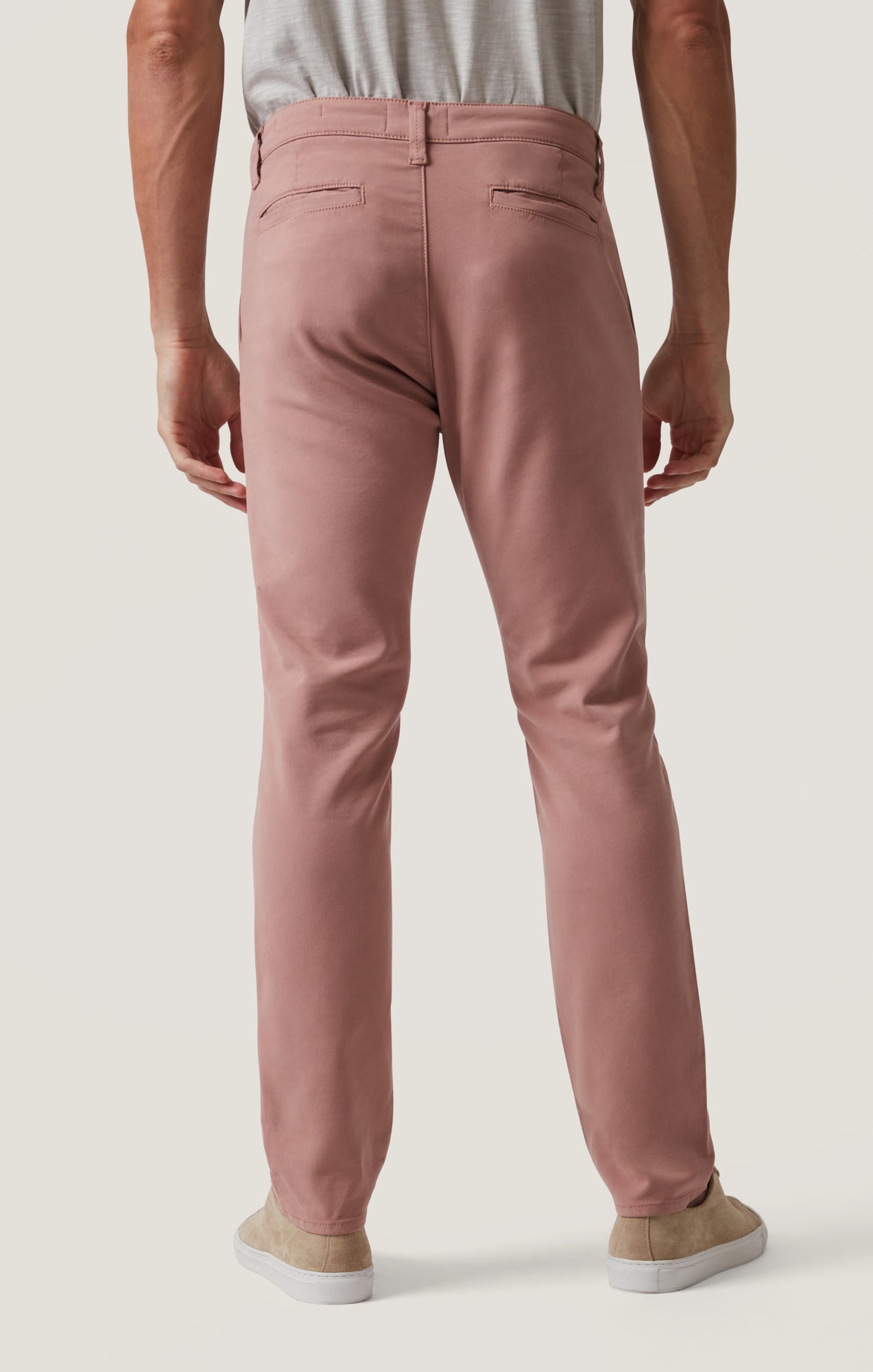 Verona Straight Leg Chino Pants In Rose High Flyer
