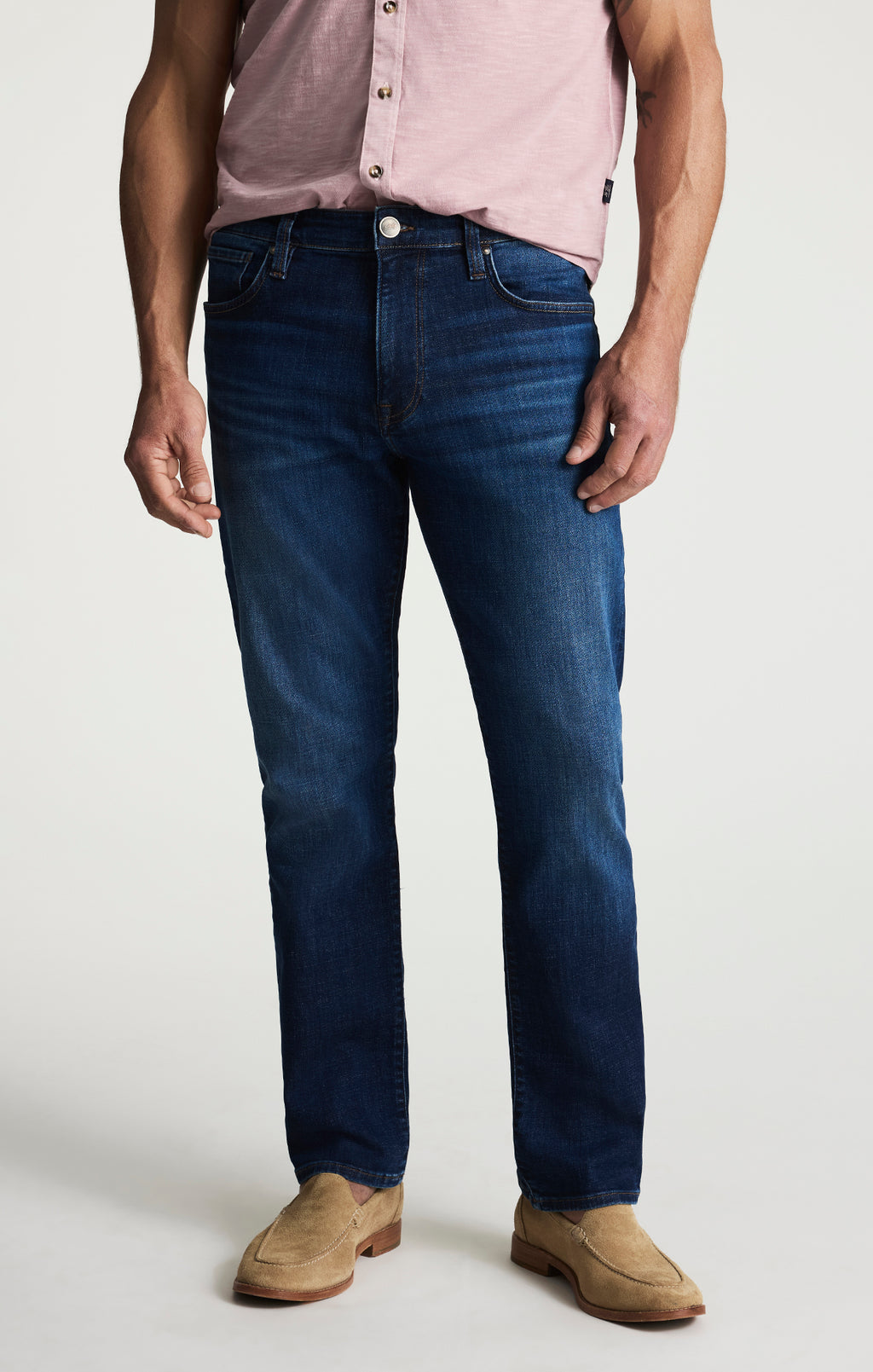 Camino Relaxed Straight Jeans in Deep Brushed Vintage