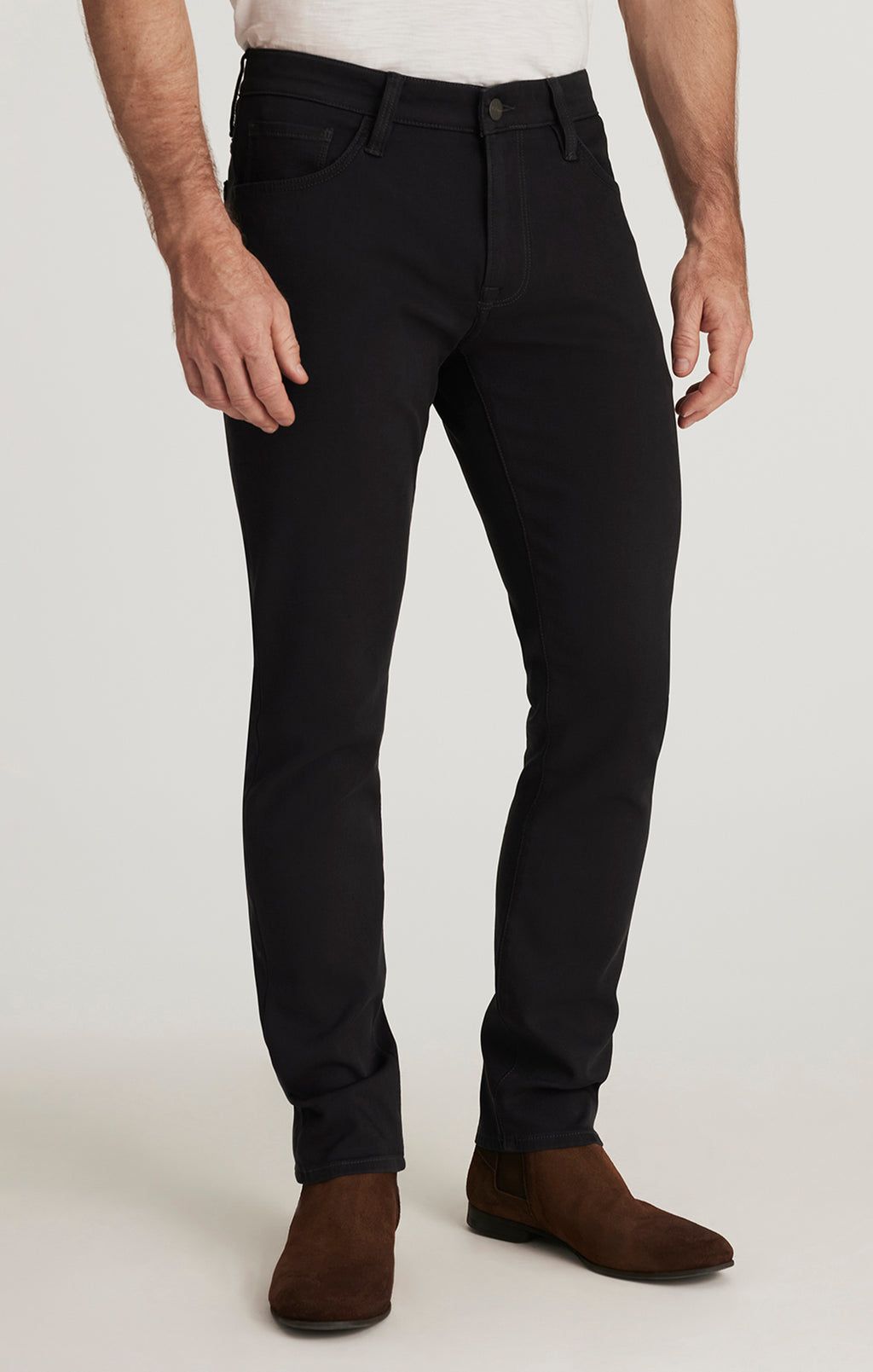 Cool Tapered Leg Pants in Dark Grey Cloud Luxe