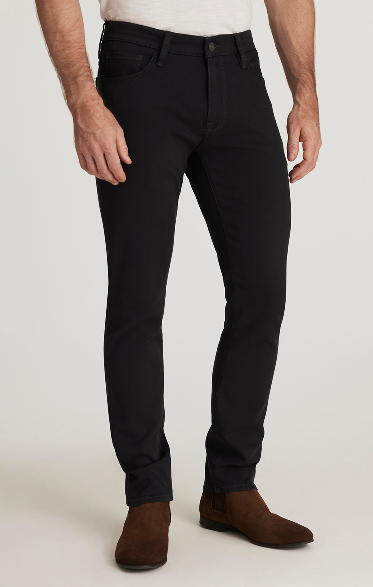 Cool Tapered Leg Pants in Dark Grey Cloud Luxe