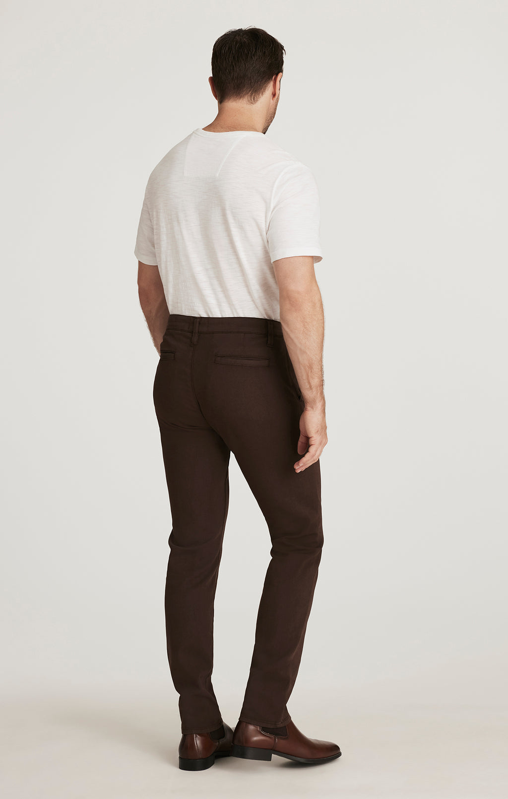 Verona Straight Leg Chino Pants In Syrup High Flyer