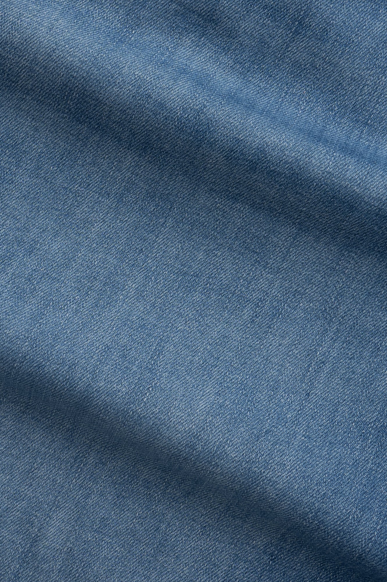 Cool Tapered Leg Jeans In Ocean Brushed Organic Ultra