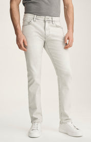 Cool Tapered Leg Jeans In Ice Grey Organic Ultra