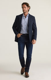 Cool Tapered Leg Jeans in Rinse Brushed Urban