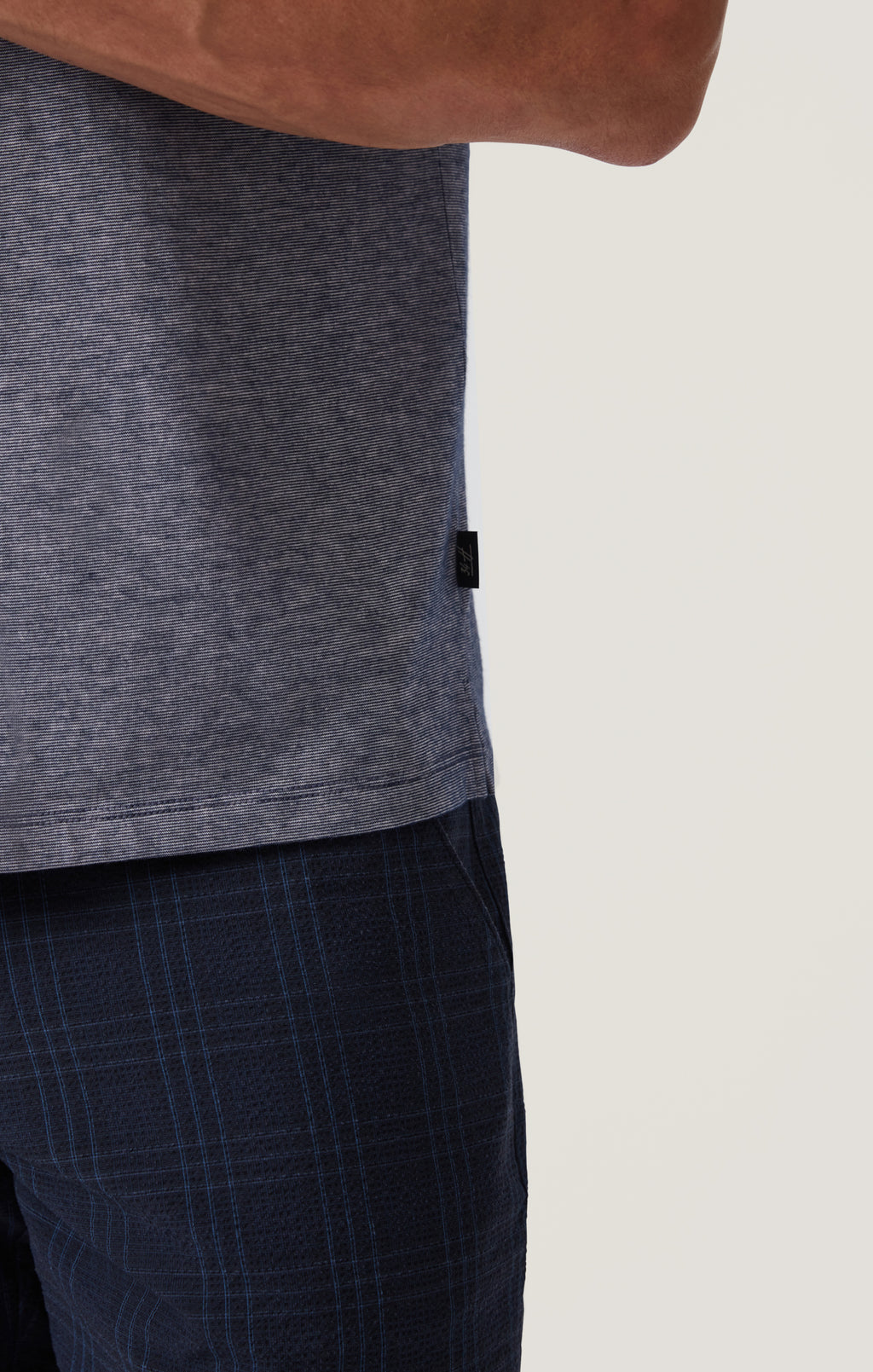 Two Tone Button-Down Shirt in Indigo