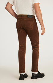 Cool Tapered Leg Pants in Bourbon Cord