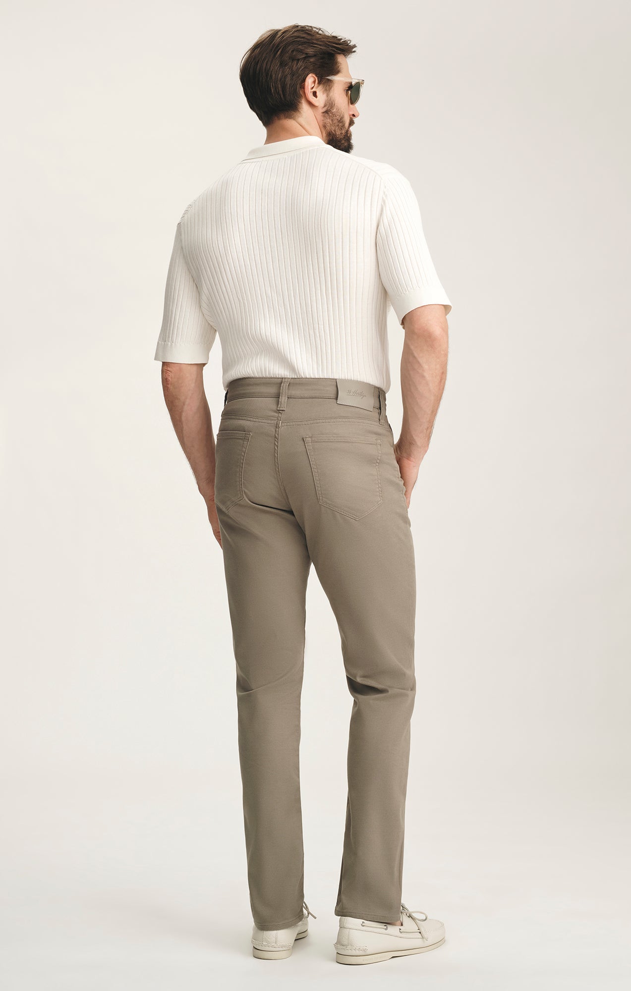 Courage Straight Leg Jeans In Light Olive Coolmax