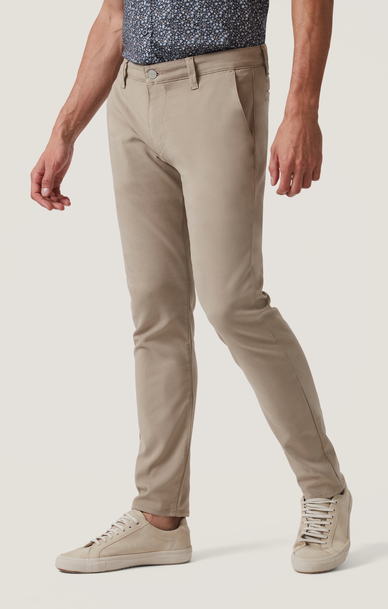 Verona Slim Leg Chino Pants in Fern High Flyer