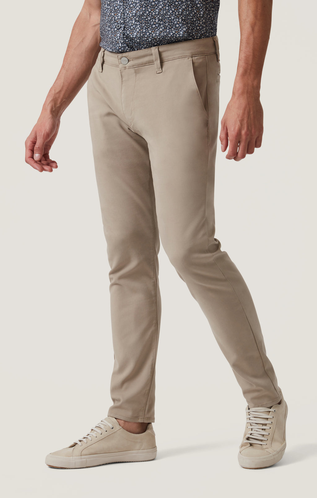 Verona Straight Leg Chino Pants In Fern High Flyer